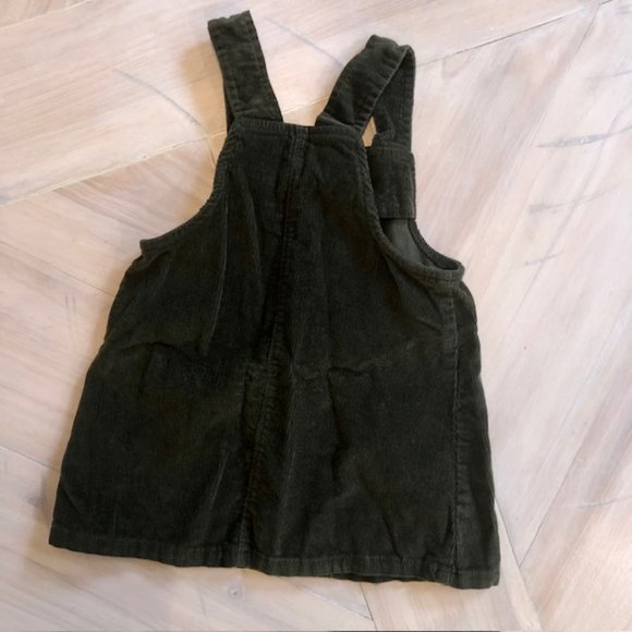 Olive Green Dress and Cream Onesie - Picture 6 of 6